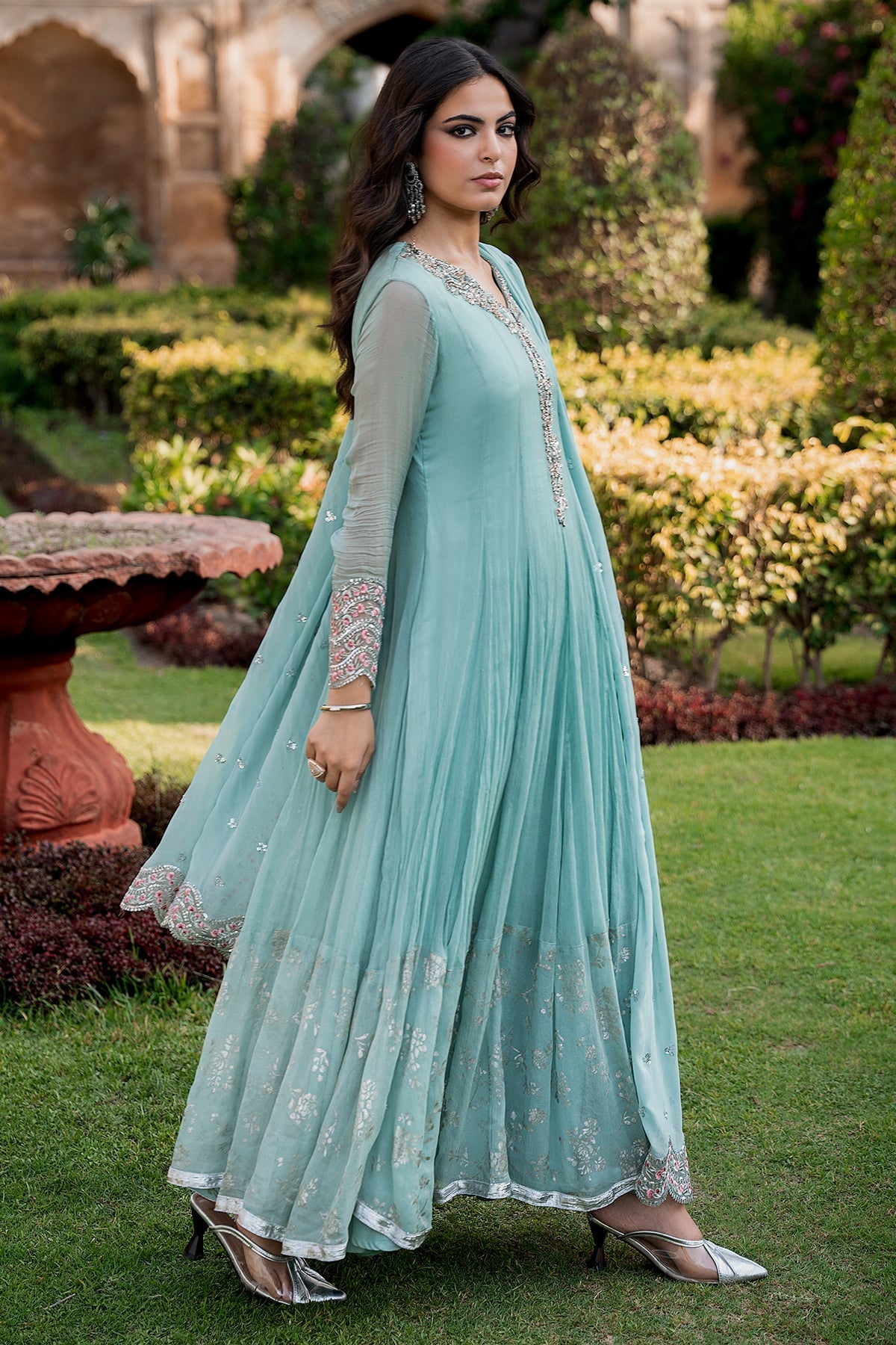 Charizma | Festive Pret | 3-PC Embroidered Chiffon CMA-6-415