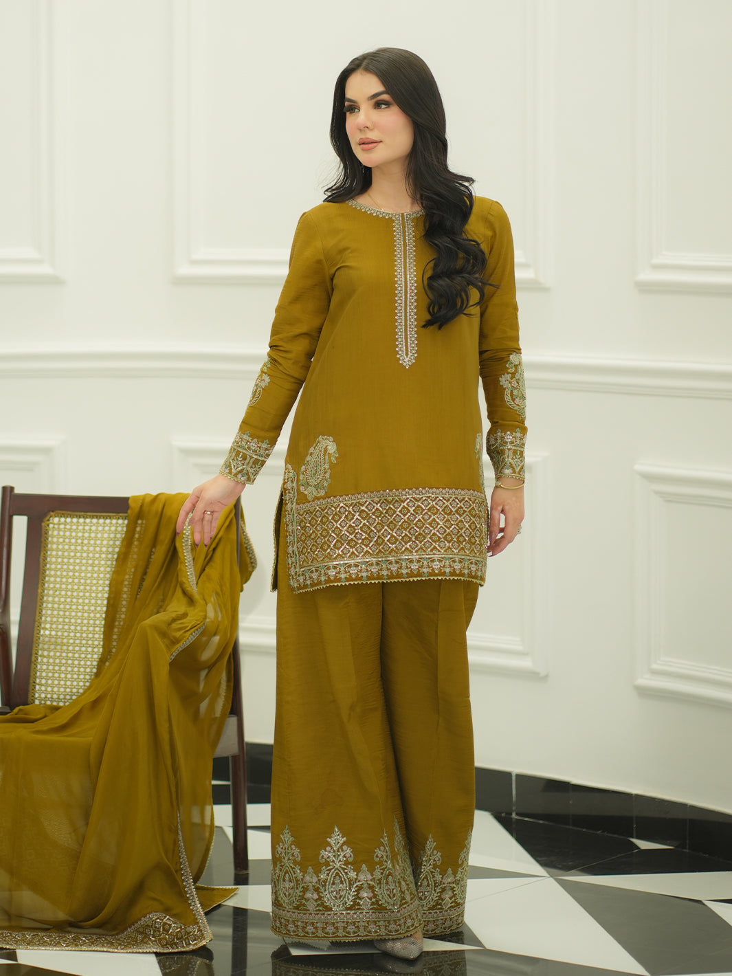 Faiza Faisal | Mayal Festive Pret 25 | MEHRU - Official Faiza Faisal stockist in UK - Sakeena London
