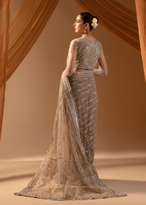 Paras by Pasha | Noor -e- Jahan Saree Collection | Abr-e-Shaam - Official Paras by Pasha stockist in UK - Sakeena London