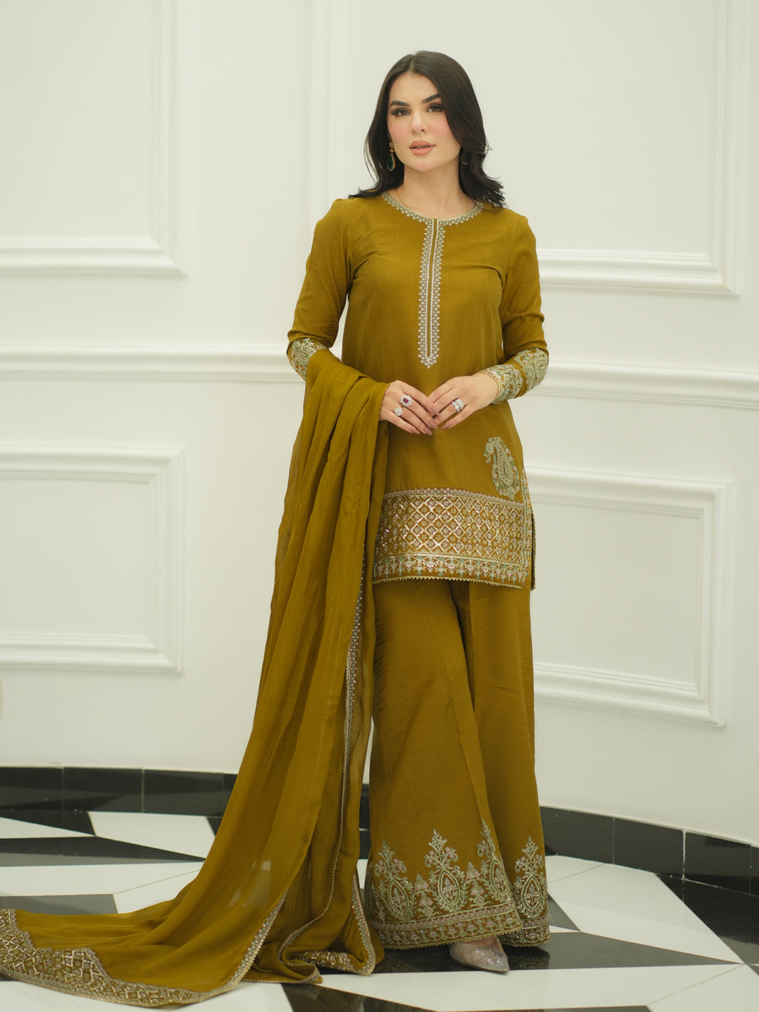 Faiza Faisal | Mayal Festive Pret 25 | MEHRU - Official Faiza Faisal stockist in UK - Sakeena London