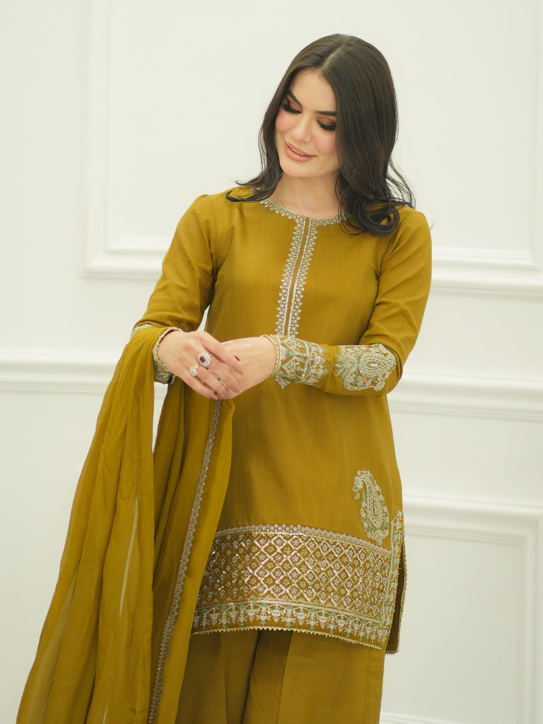 Faiza Faisal | Mayal Festive Pret 25 | MEHRU - Official Faiza Faisal stockist in UK - Sakeena London