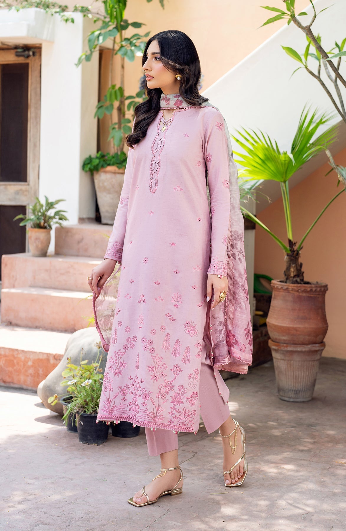 Zarif | Nura Textured Lawn 25 | JEEM - Official Zarif stockist in UK - Sakeena London