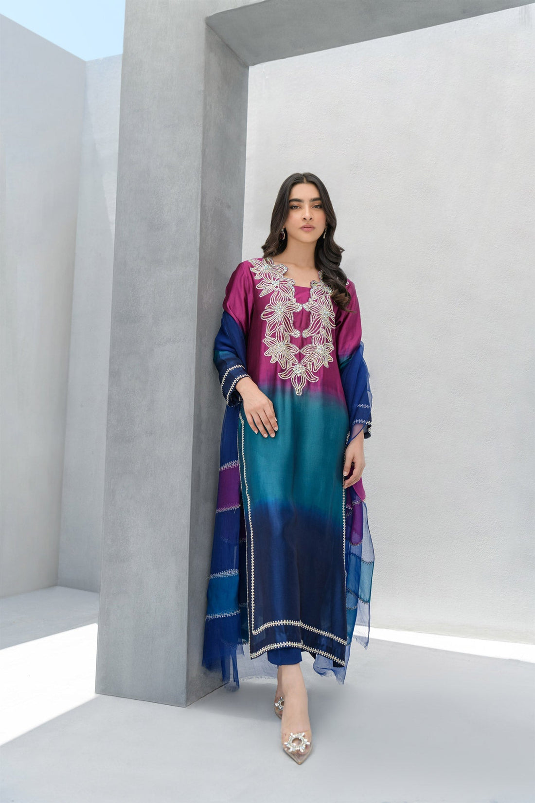 Flairs Studio | Luxury Pret | Ombre - Official Flairs Studio stockist in UK - Sakeena London
