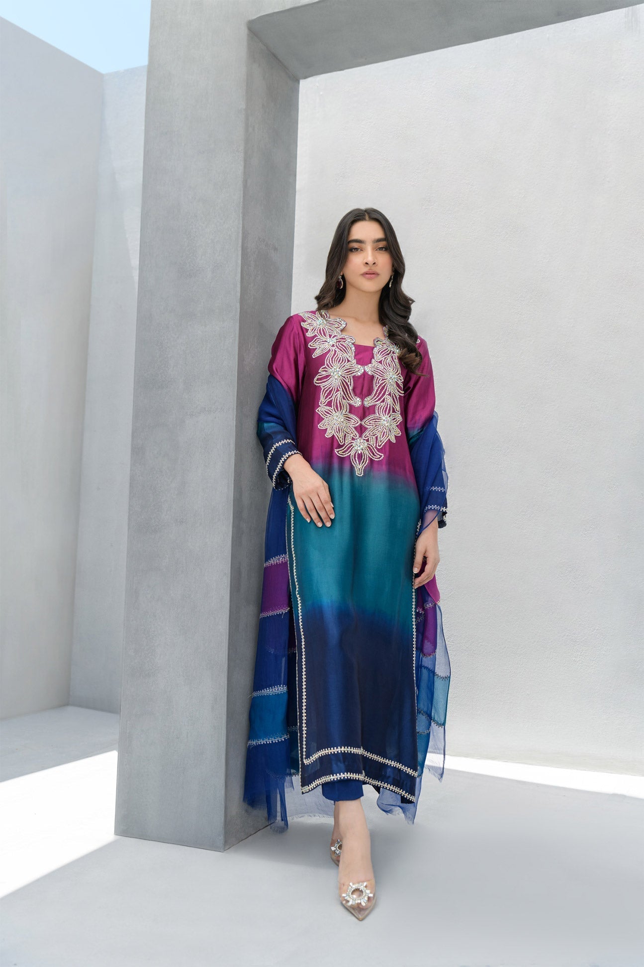 Flairs Studio | Luxury Pret | Ombre - Official Flairs Studio stockist in UK - Sakeena London