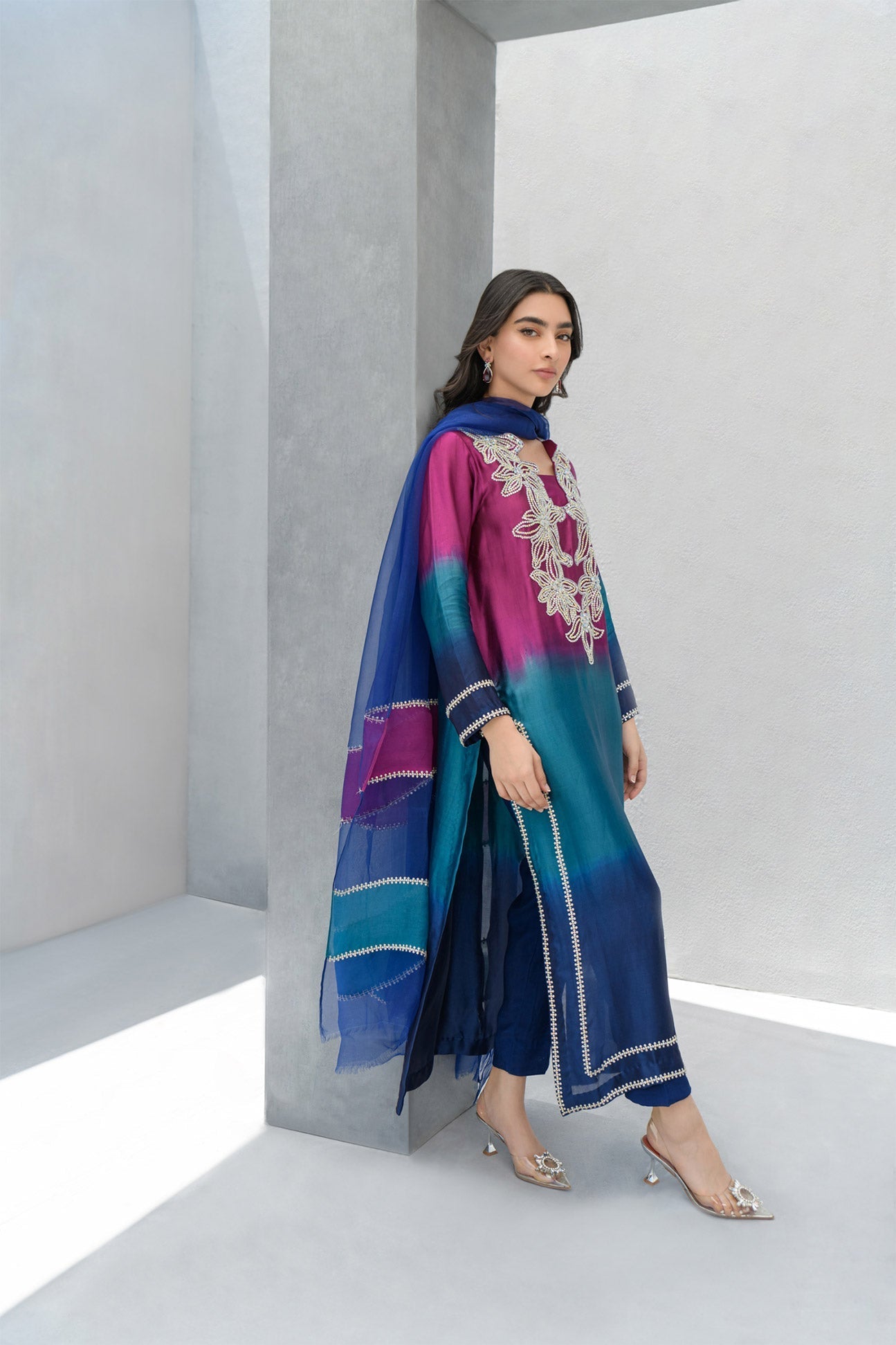 Flairs Studio | Luxury Pret | Ombre - Official Flairs Studio stockist in UK - Sakeena London