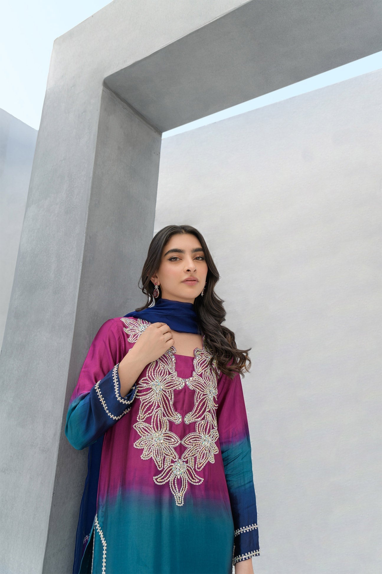 Flairs Studio | Luxury Pret | Ombre - Official Flairs Studio stockist in UK - Sakeena London