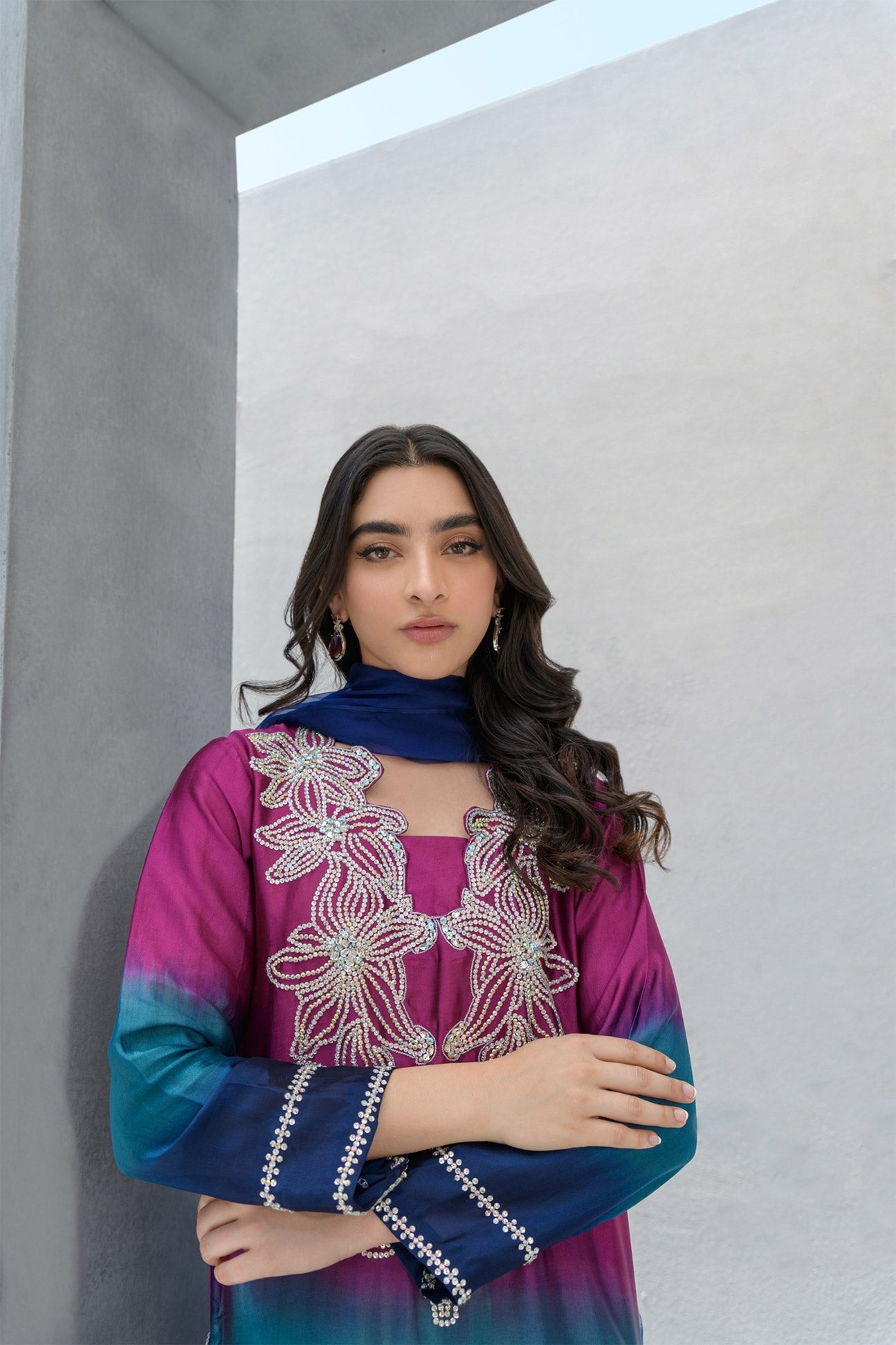 Flairs Studio | Luxury Pret | Ombre - Official Flairs Studio stockist in UK - Sakeena London