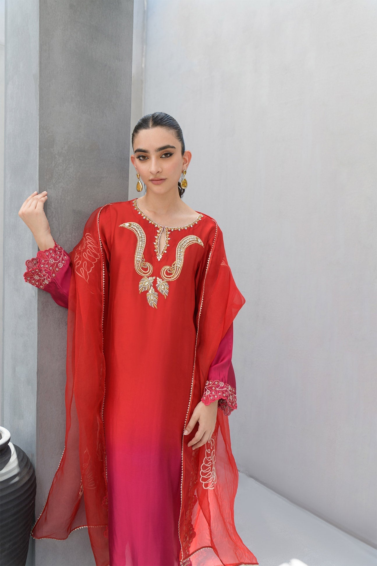 Flairs Studio | Luxury Pret | Cherry - Official Flairs Studio stockist in UK - Sakeena London