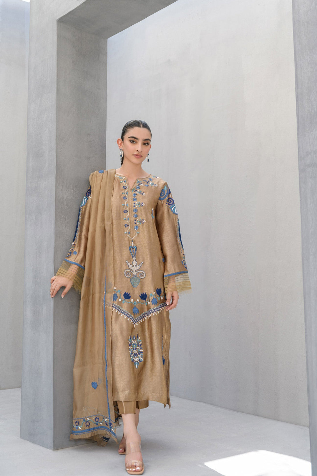 Flairs Studio | Luxury Pret | Sand - Official Flairs Studio stockist in UK - Sakeena London
