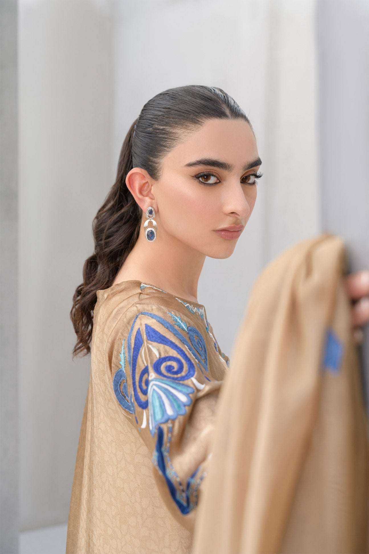 Flairs Studio | Luxury Pret | Sand - Official Flairs Studio stockist in UK - Sakeena London