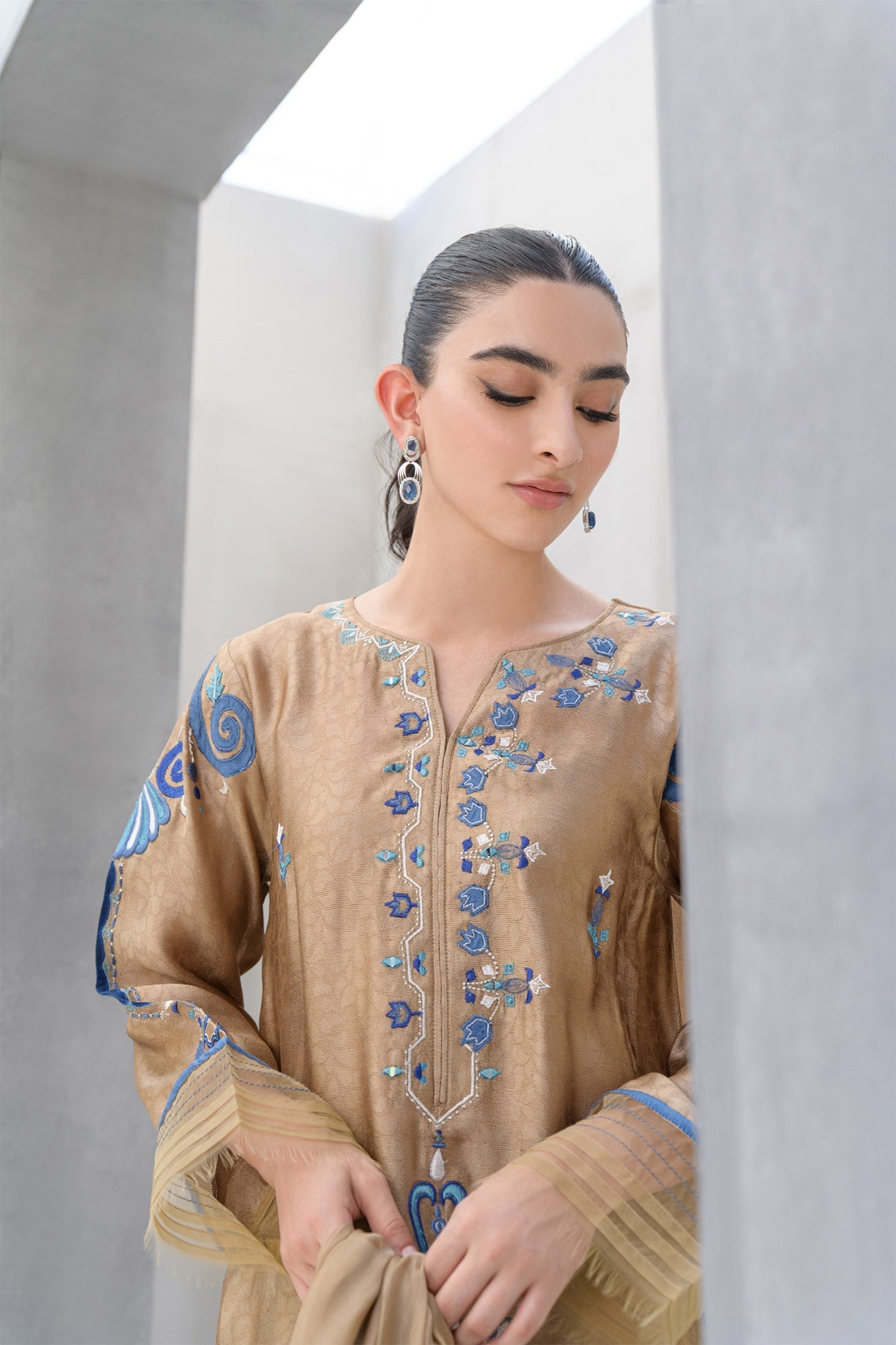 Flairs Studio | Luxury Pret | Sand - Official Flairs Studio stockist in UK - Sakeena London