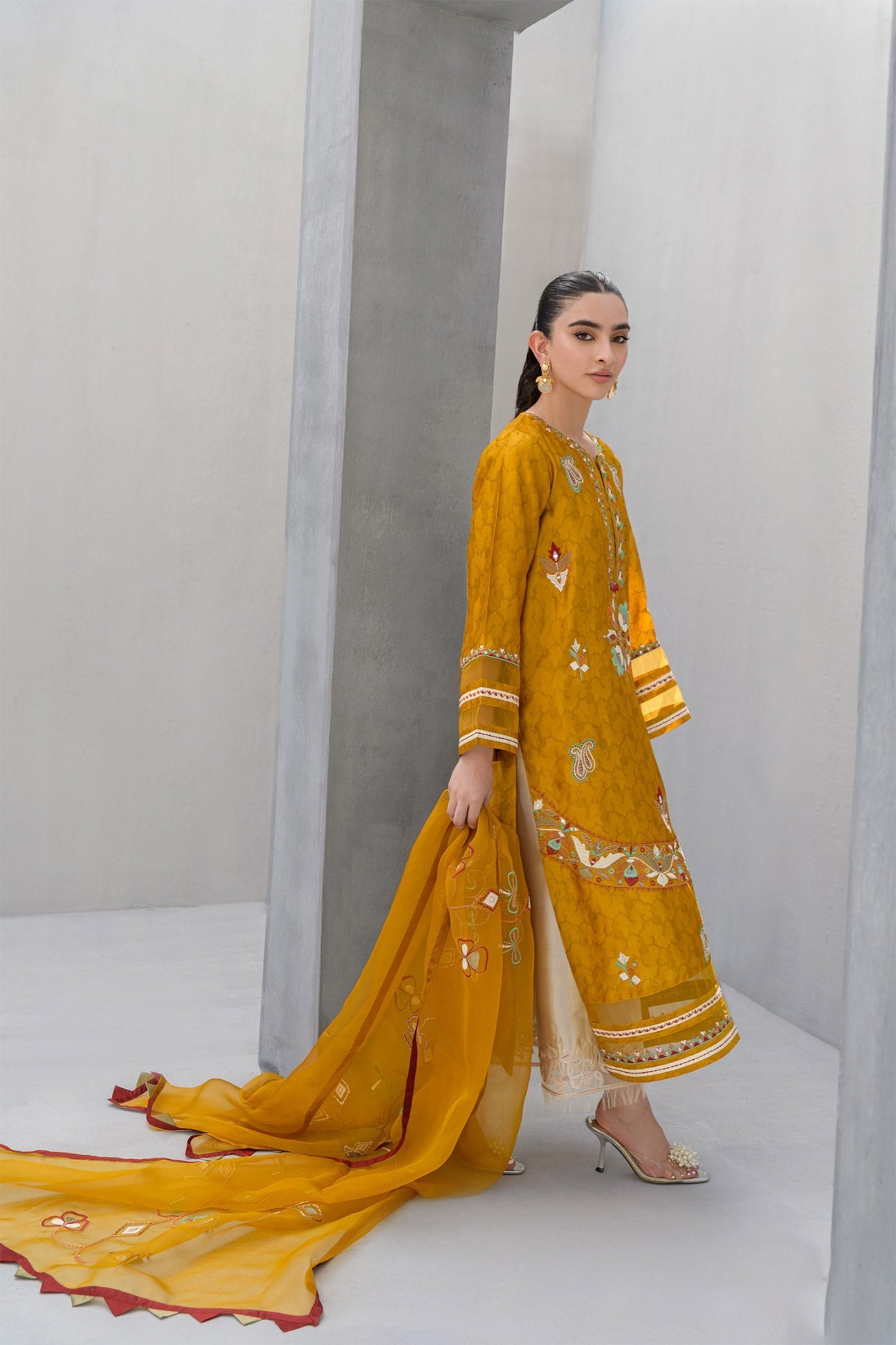 Flairs Studio | Luxury Pret | Saffron - Official Flairs Studio stockist in UK - Sakeena London