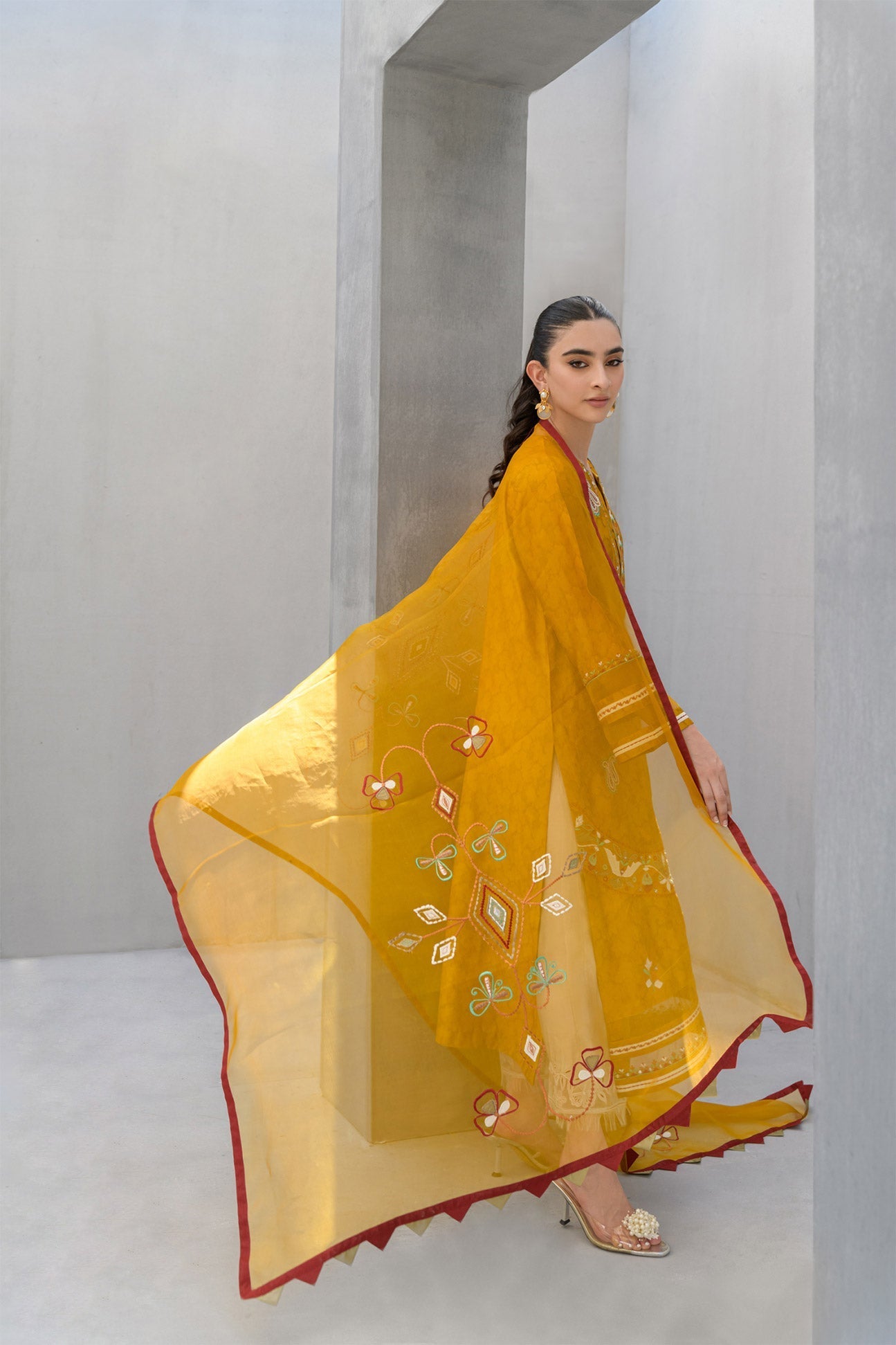 Flairs Studio | Luxury Pret | Saffron - Official Flairs Studio stockist in UK - Sakeena London