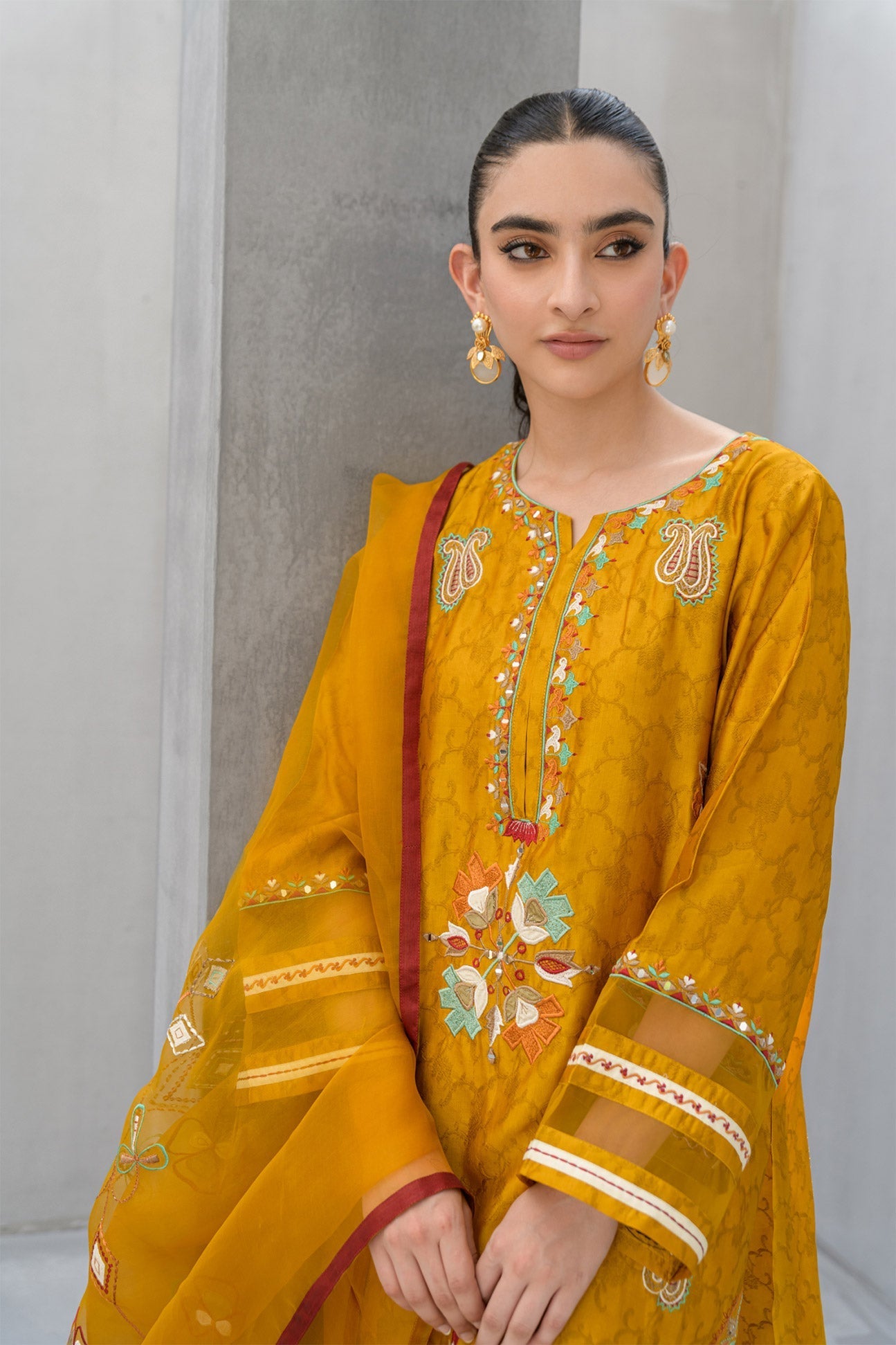 Flairs Studio | Luxury Pret | Saffron - Official Flairs Studio stockist in UK - Sakeena London