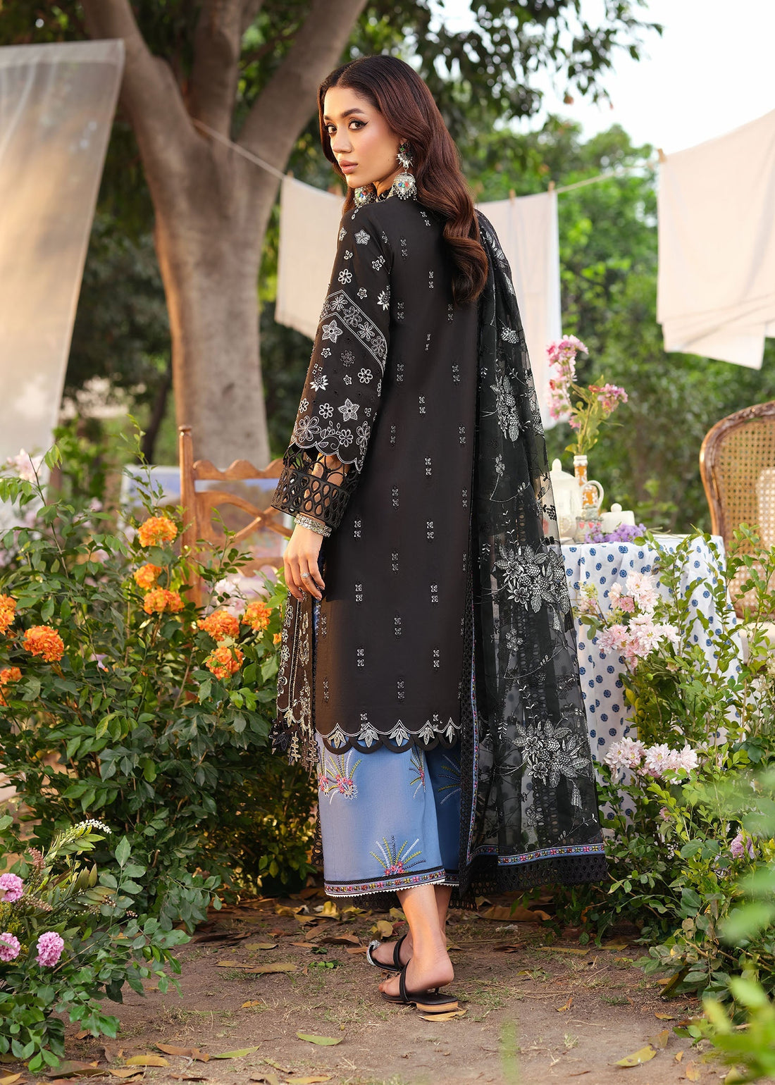 Zarizaa | Echelon Lawn | MIDNIGHT - Official Zarizaa stockist in UK - Sakeena London