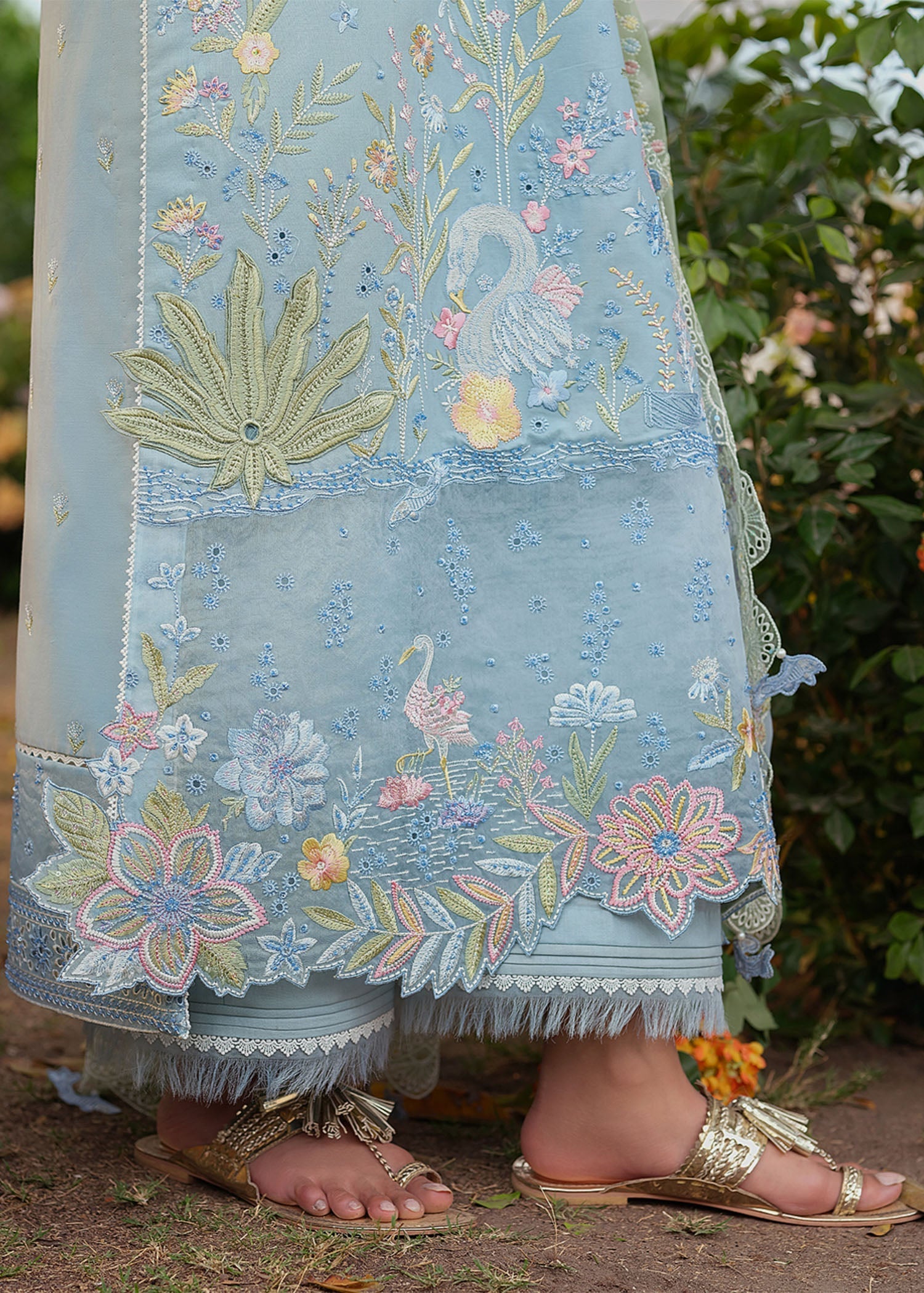 Zarizaa | Echelon Lawn | AZURE - Official Zarizaa stockist in UK - Sakeena London