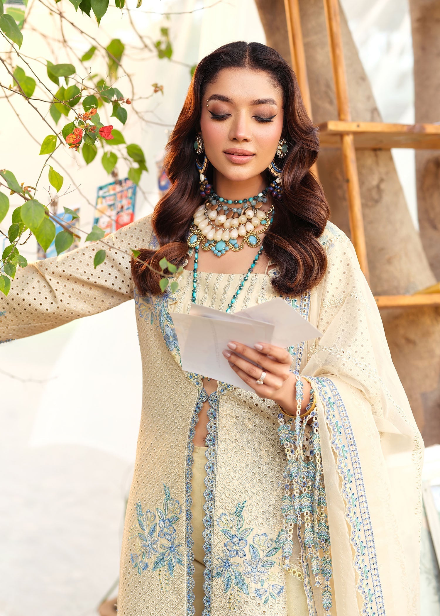 Zarizaa | Echelon Lawn | LAGOON - Official Zarizaa stockist in UK - Sakeena London