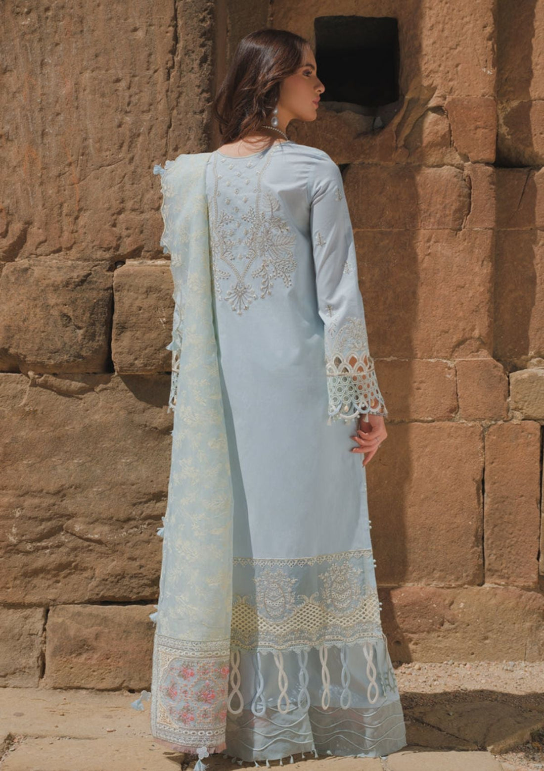 Lawn Collection - Qalamkar - Luxury - Eid Edit - BE-02 MINA