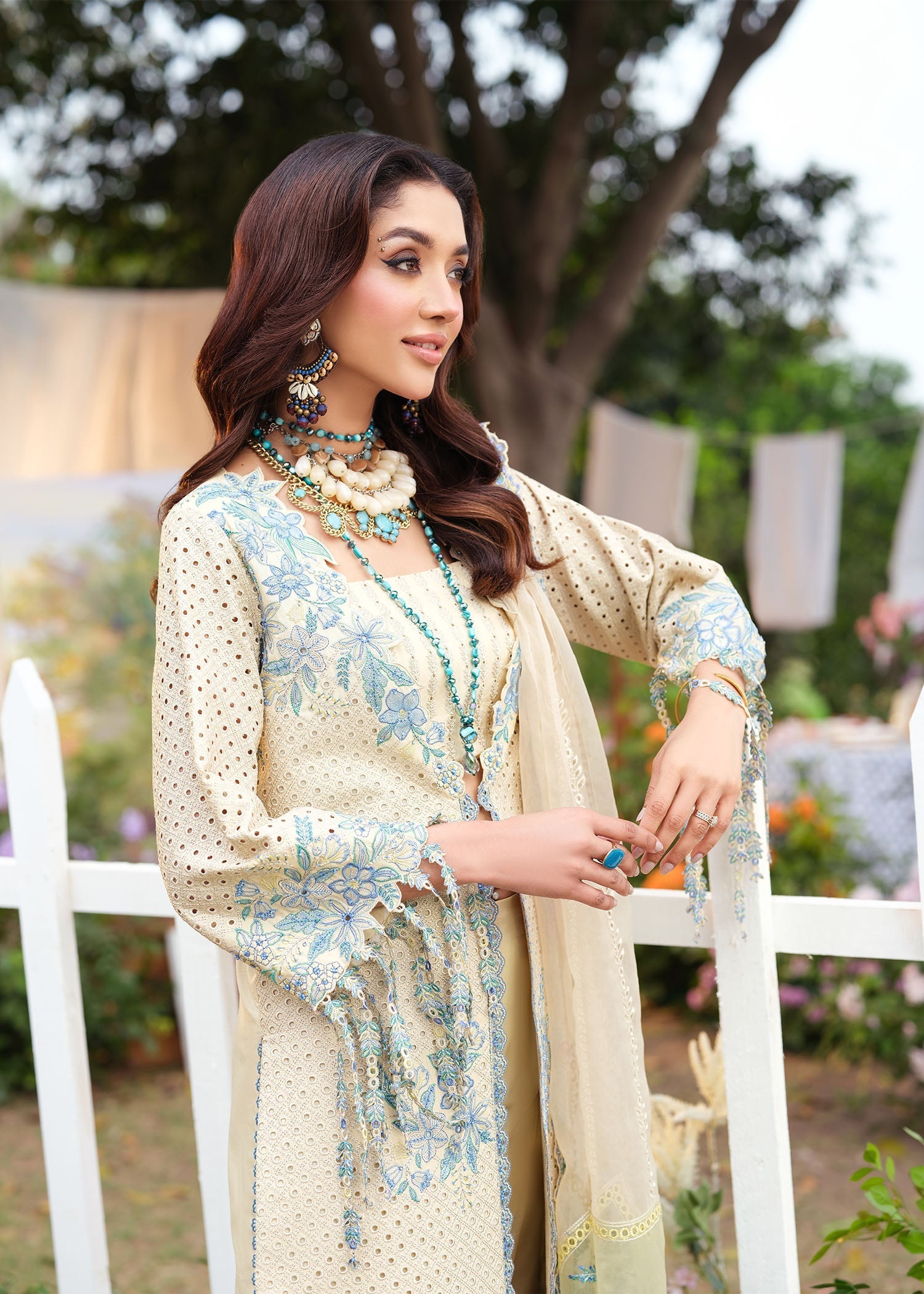 Zarizaa | Echelon Lawn | LAGOON - Official Zarizaa stockist in UK - Sakeena London