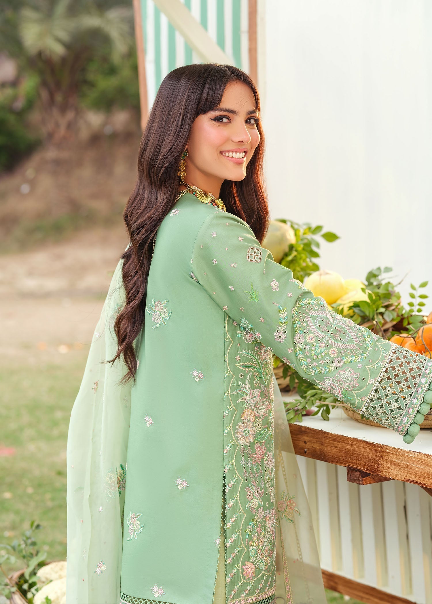 Zarizaa | Echelon Lawn | PATINA - Official Zarizaa stockist in UK - Sakeena London