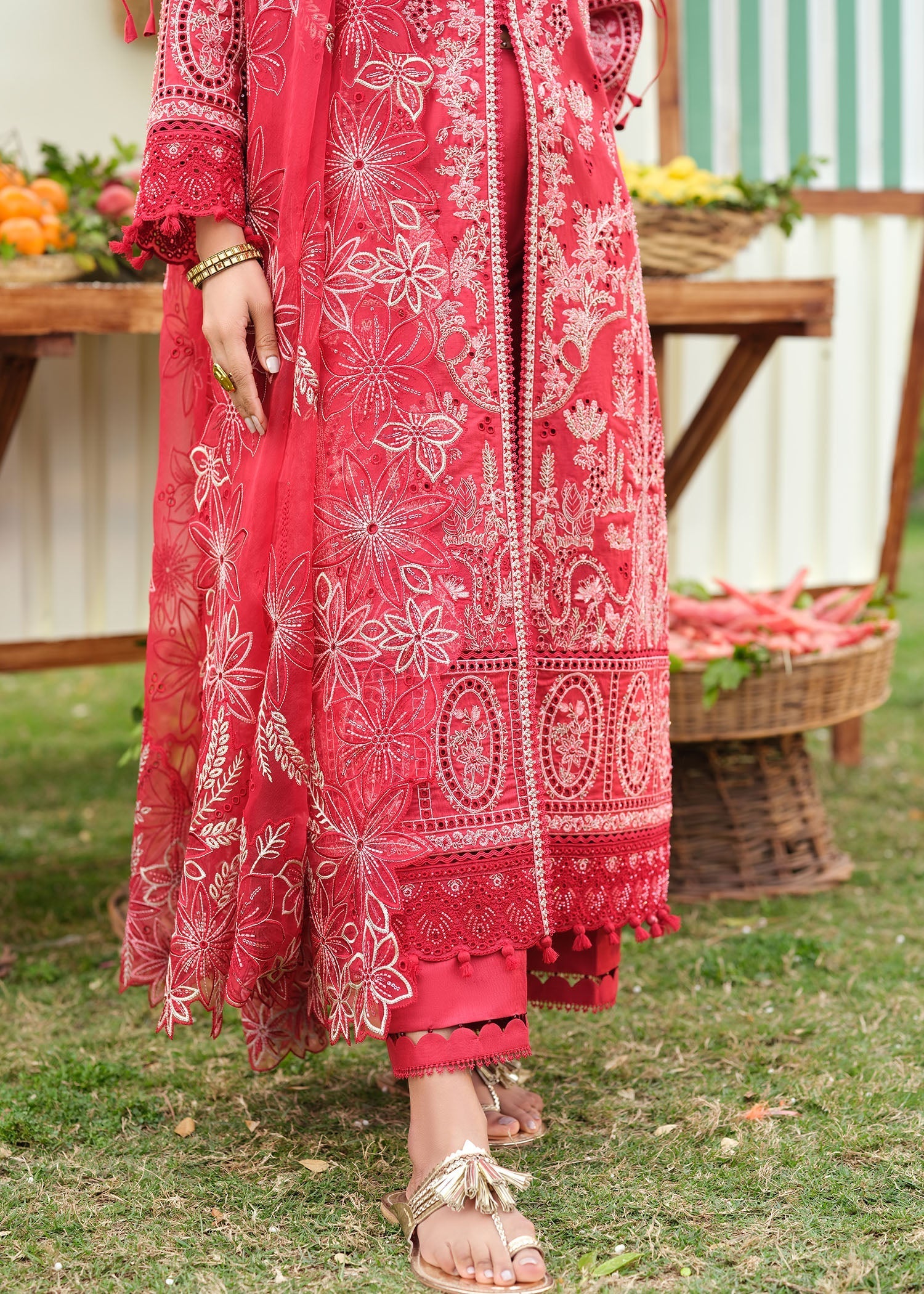 Zarizaa | Echelon Lawn | ROSEMIRA - Official Zarizaa stockist in UK - Sakeena London