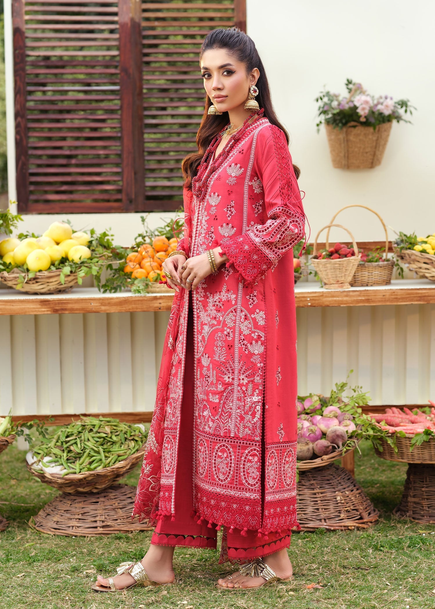 Zarizaa | Echelon Lawn | ROSEMIRA - Official Zarizaa stockist in UK - Sakeena London