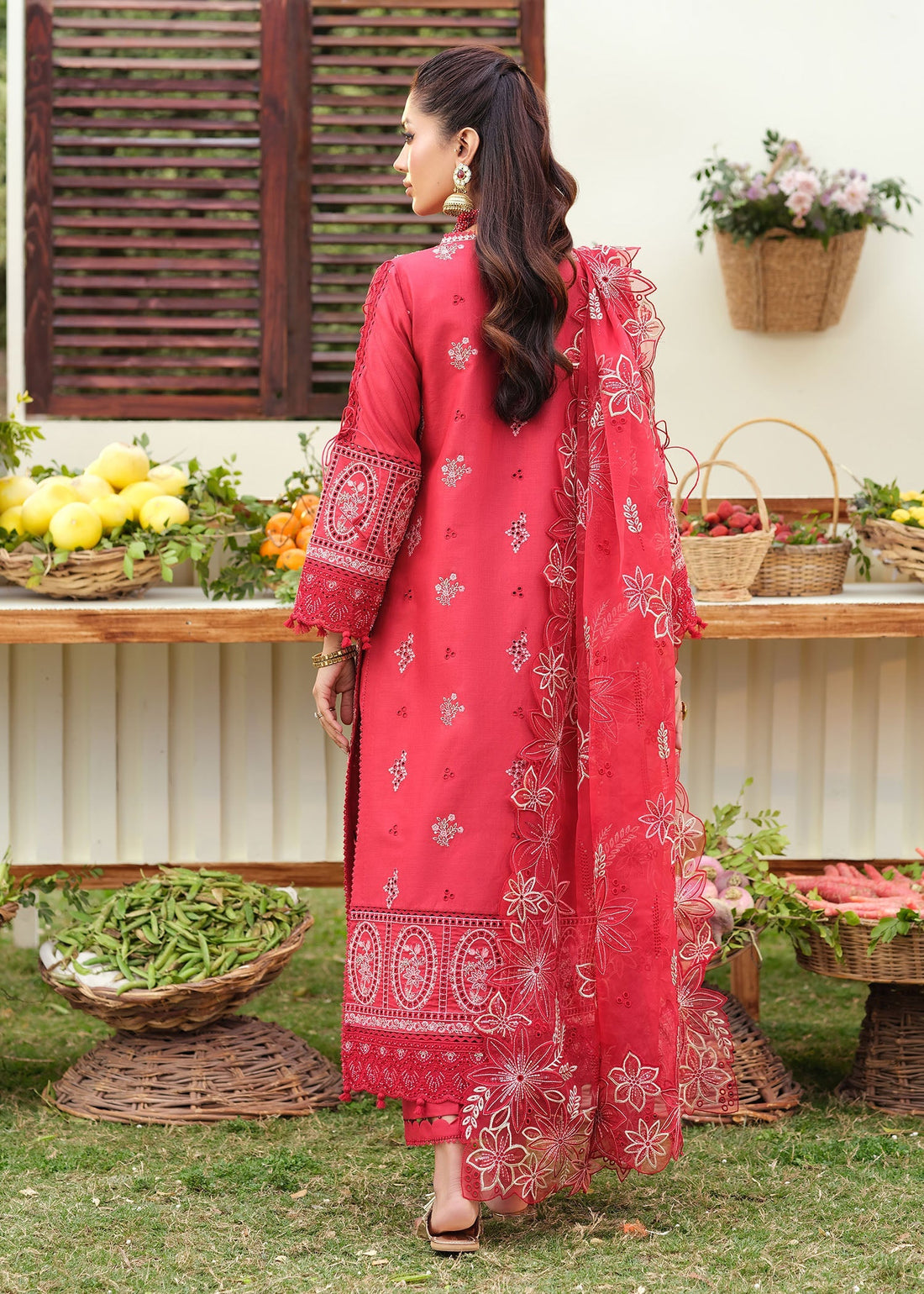 Zarizaa | Echelon Lawn | ROSEMIRA - Official Zarizaa stockist in UK - Sakeena London