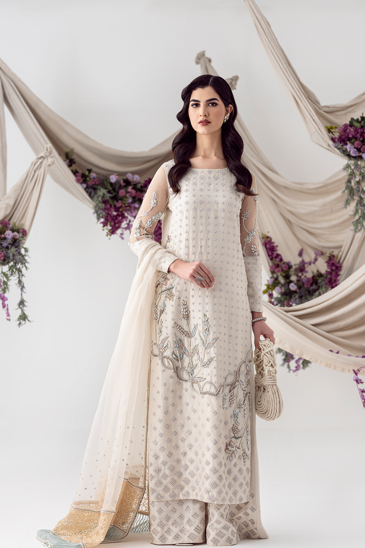 Ayesha and Usman | Balcony Luxury Pret | WATER LILY - Official Ayesha and Usman stockist in UK - Sakeena London