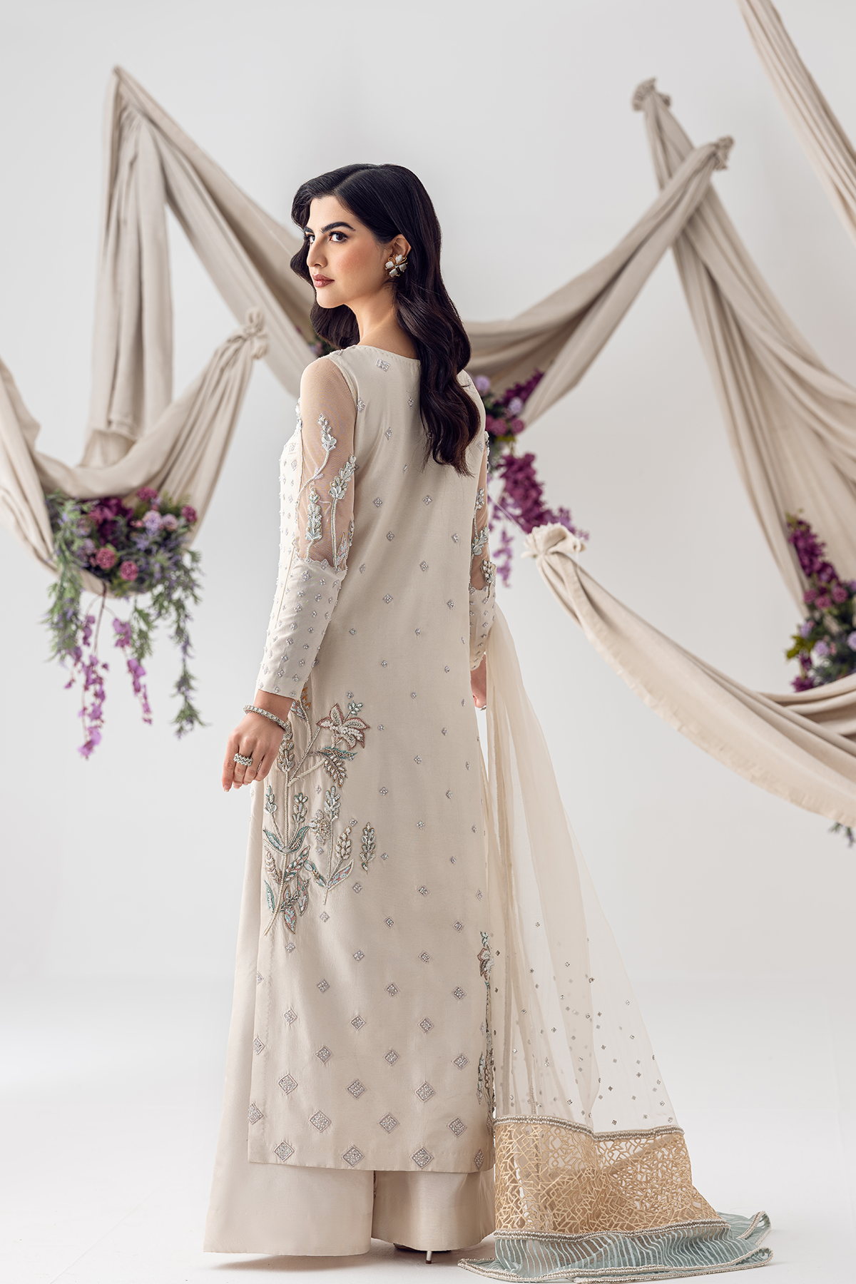 Ayesha and Usman | Balcony Luxury Pret | WATER LILY - Official Ayesha and Usman stockist in UK - Sakeena London