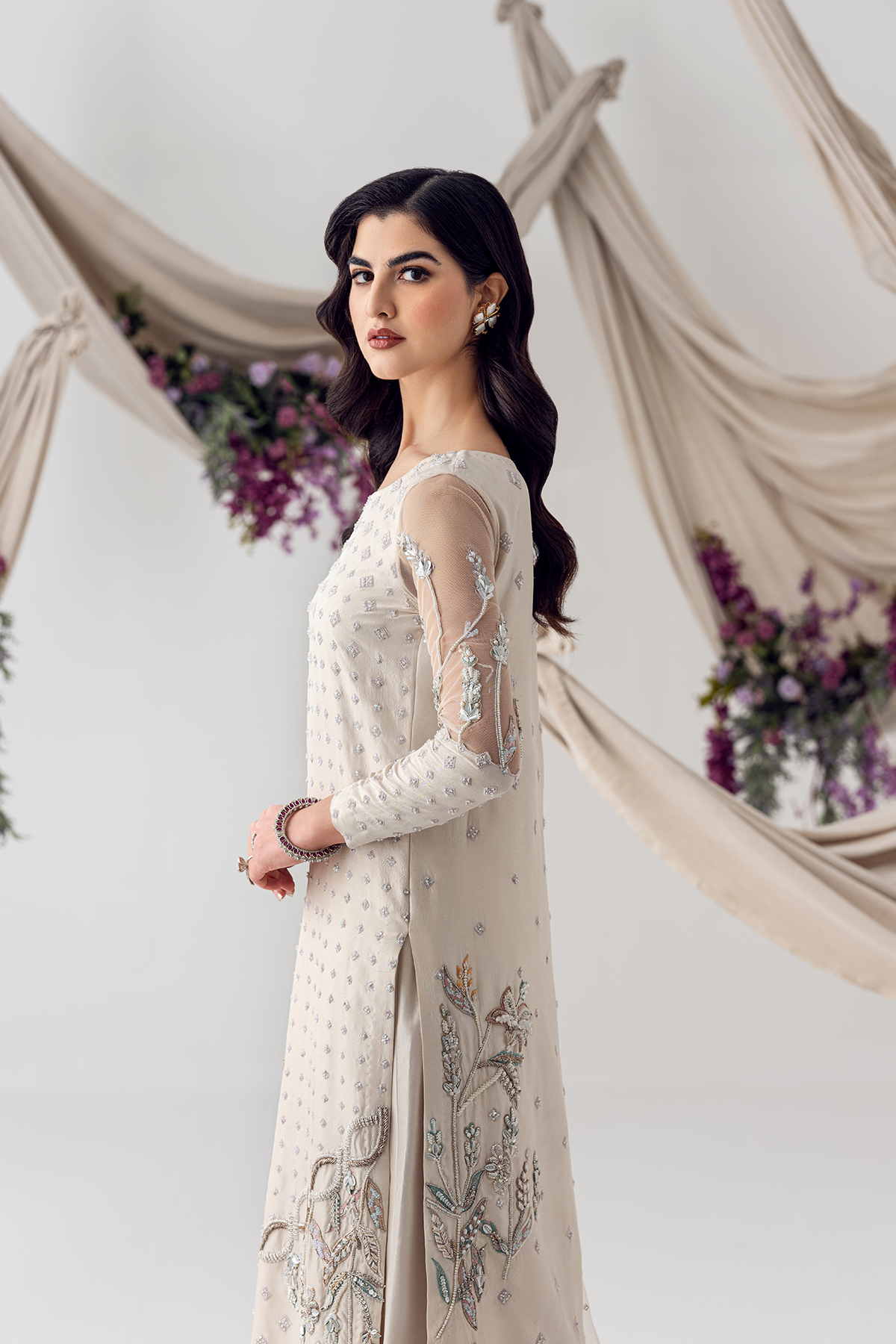 Ayesha and Usman | Balcony Luxury Pret | WATER LILY - Official Ayesha and Usman stockist in UK - Sakeena London