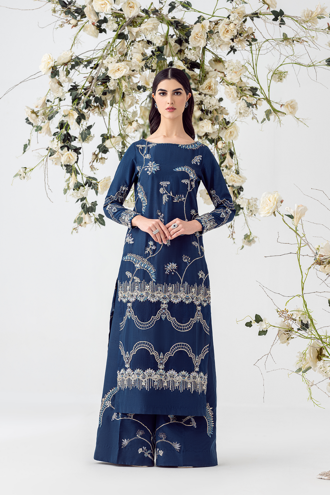 Ayesha and Usman | Balcony Luxury Pret | BLUE OPAL - Official Ayesha and Usman stockist in UK - Sakeena London