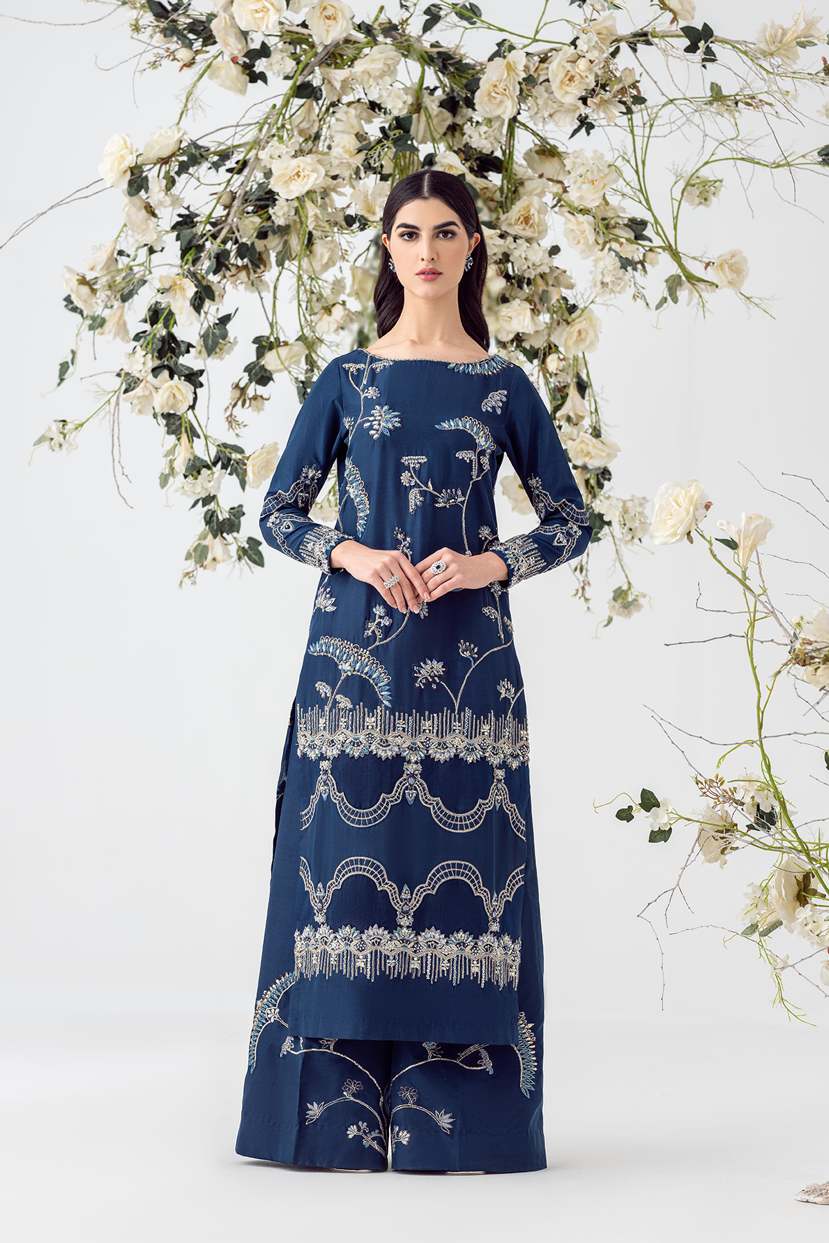 Ayesha and Usman | Balcony Luxury Pret | BLUE OPAL - Official Ayesha and Usman stockist in UK - Sakeena London