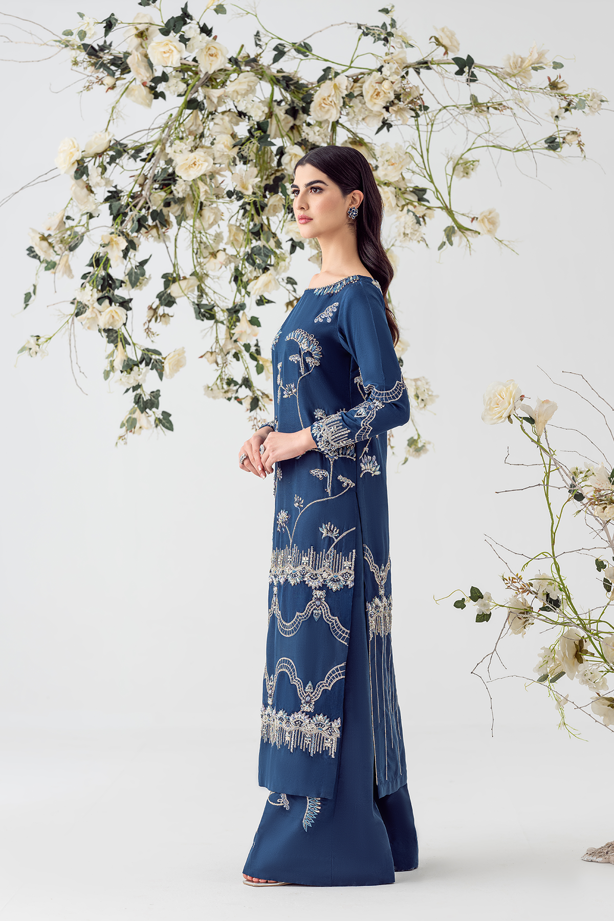 Ayesha and Usman | Balcony Luxury Pret | BLUE OPAL - Official Ayesha and Usman stockist in UK - Sakeena London