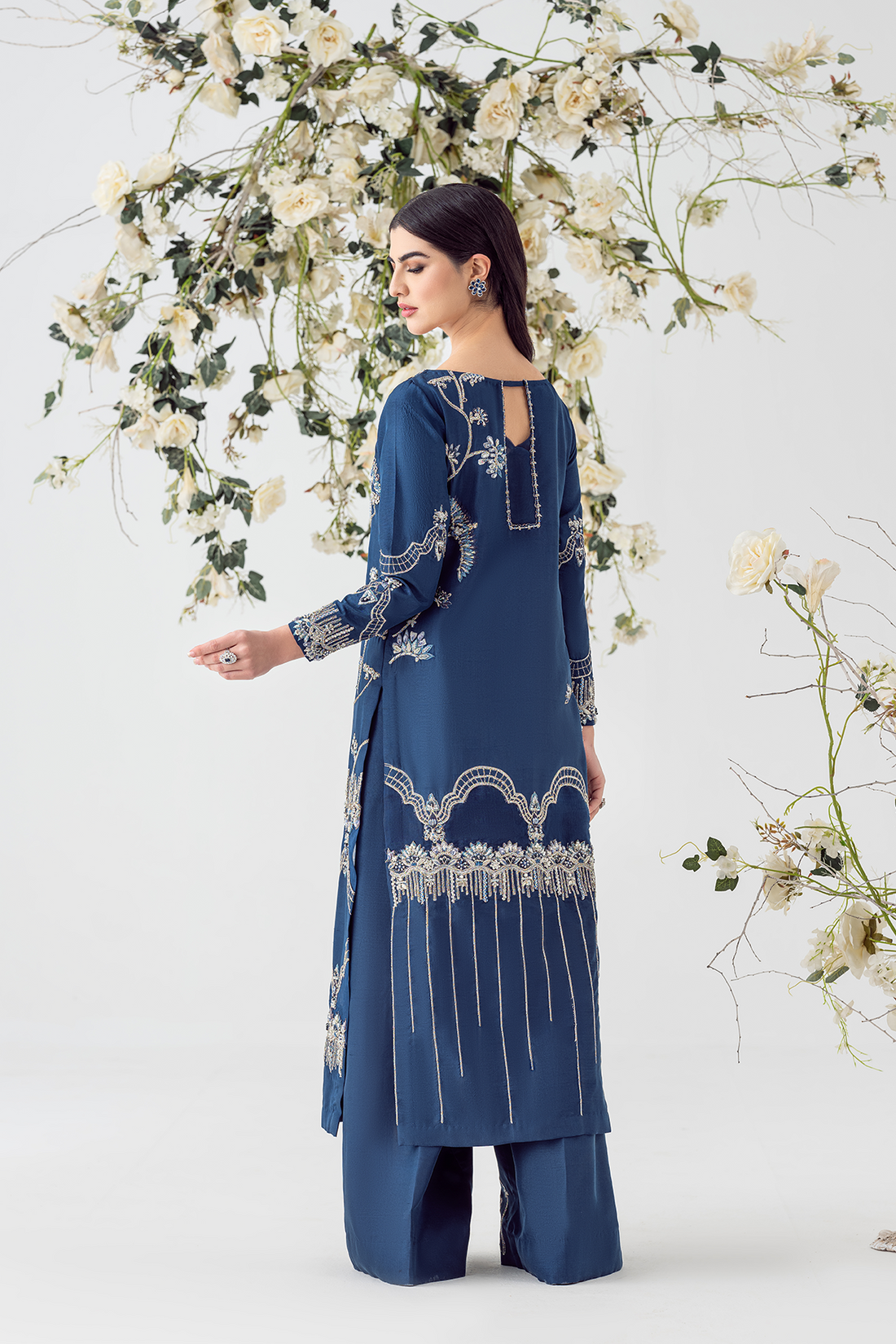 Ayesha and Usman | Balcony Luxury Pret | BLUE OPAL - Official Ayesha and Usman stockist in UK - Sakeena London