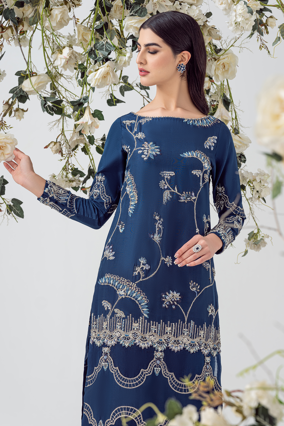 Ayesha and Usman | Balcony Luxury Pret | BLUE OPAL - Official Ayesha and Usman stockist in UK - Sakeena London