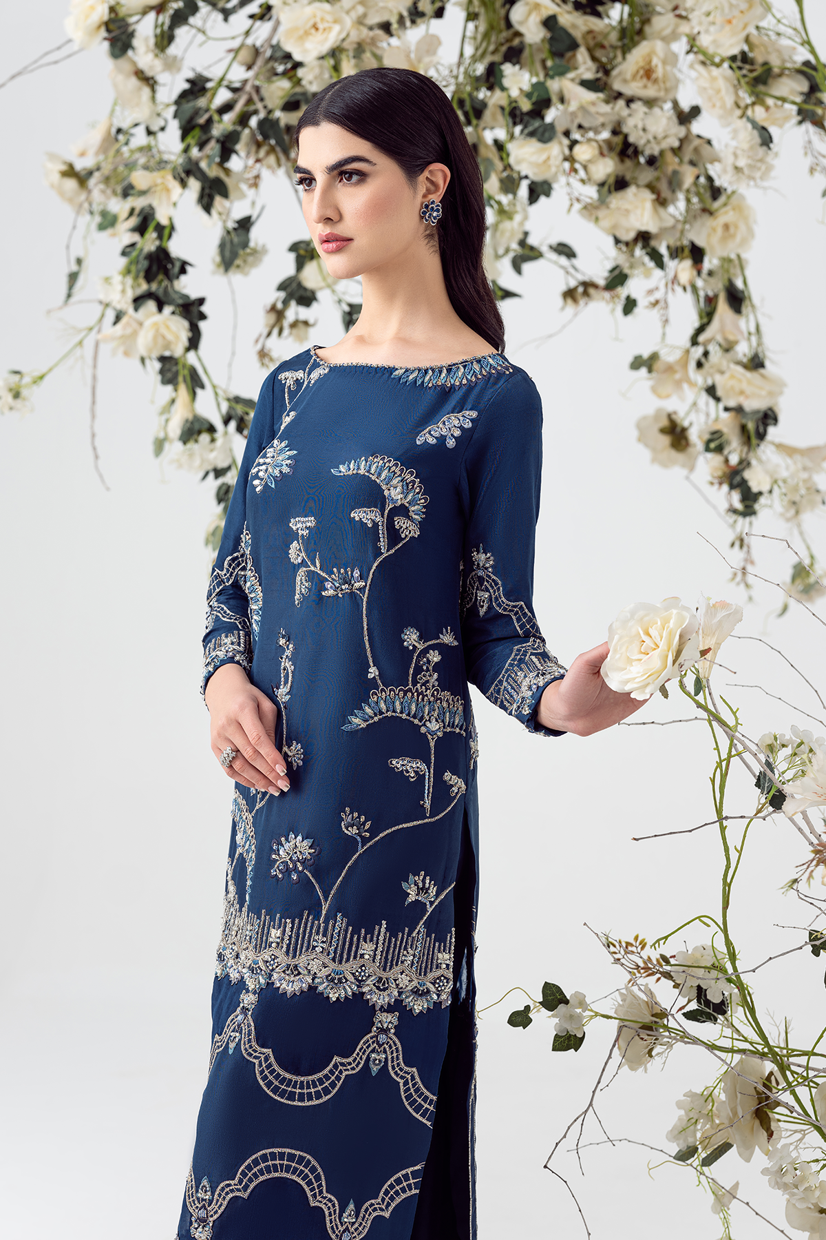 Ayesha and Usman | Balcony Luxury Pret | BLUE OPAL - Official Ayesha and Usman stockist in UK - Sakeena London
