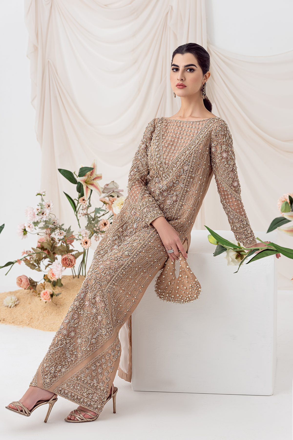 Ayesha and Usman | Balcony Luxury Pret | ROSE CLOUD - Official Ayesha and Usman stockist in UK - Sakeena London