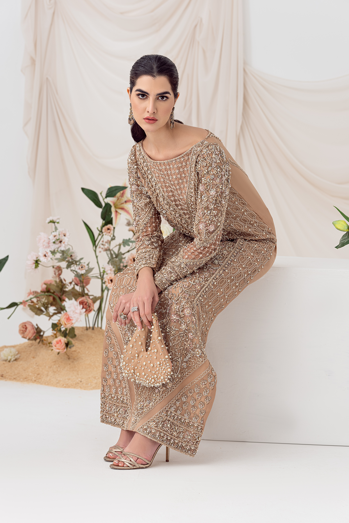 Ayesha and Usman | Balcony Luxury Pret | ROSE CLOUD - Official Ayesha and Usman stockist in UK - Sakeena London