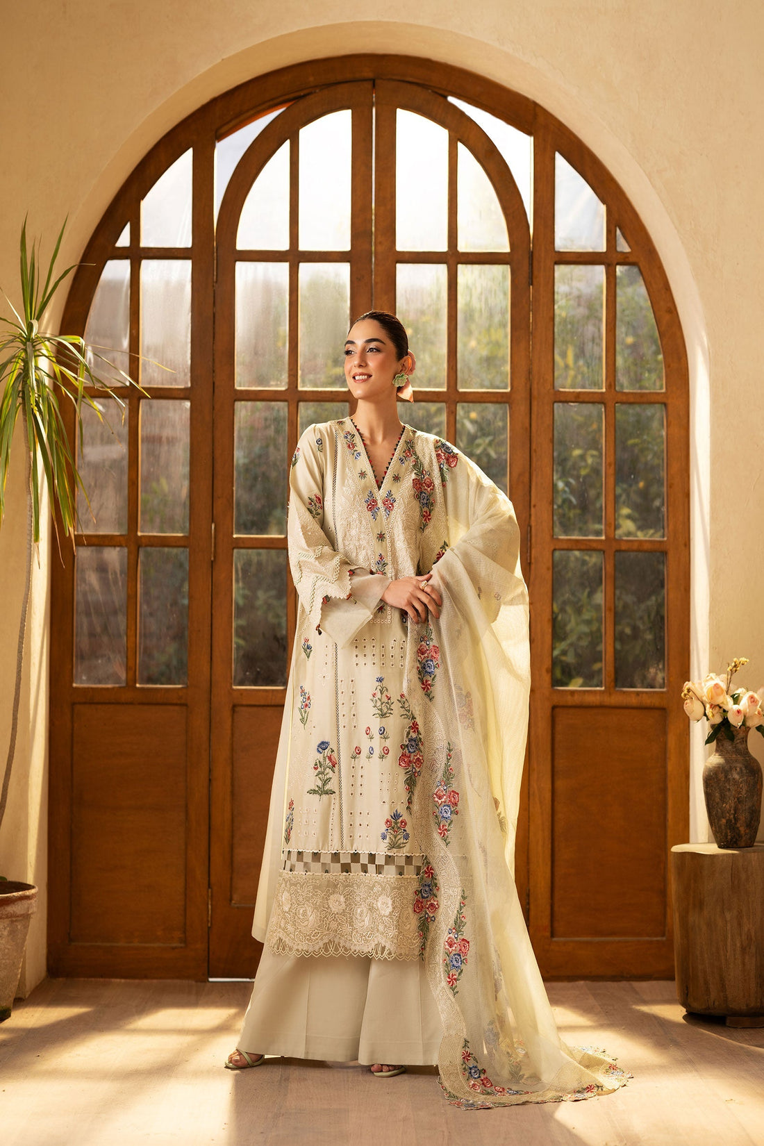Maryam Hussain | Luxury Lawn 25 | Mint - Official Maryam Hussain stockist in UK - Sakeena London