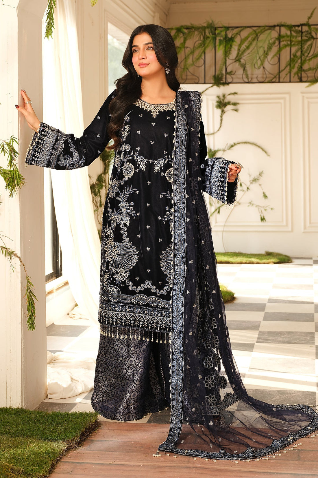 Raeesa Premium | Sheen Luxury Velvet | Nura - Official Raeesa Premium stockist in UK - Sakeena London