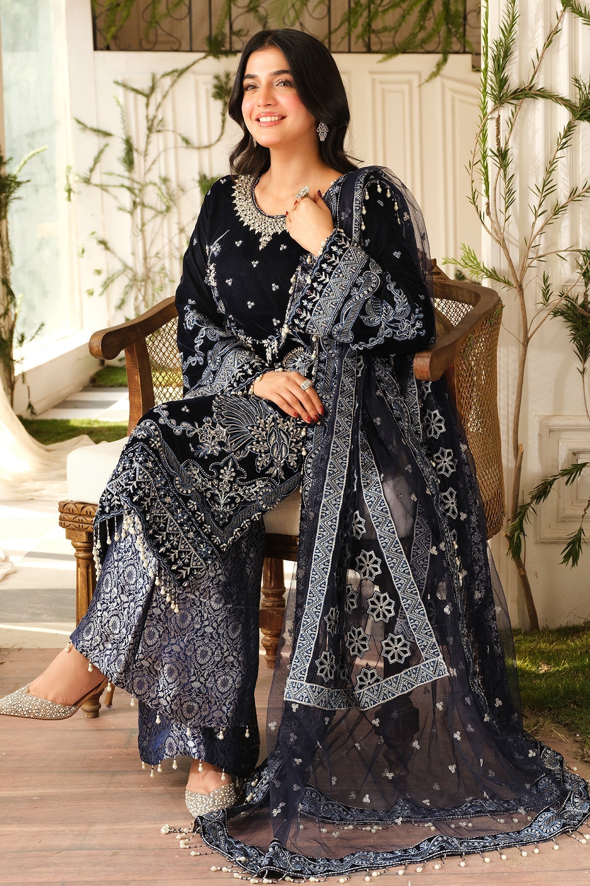 Raeesa Premium | Sheen Luxury Velvet | Nura - Official Raeesa Premium stockist in UK - Sakeena London