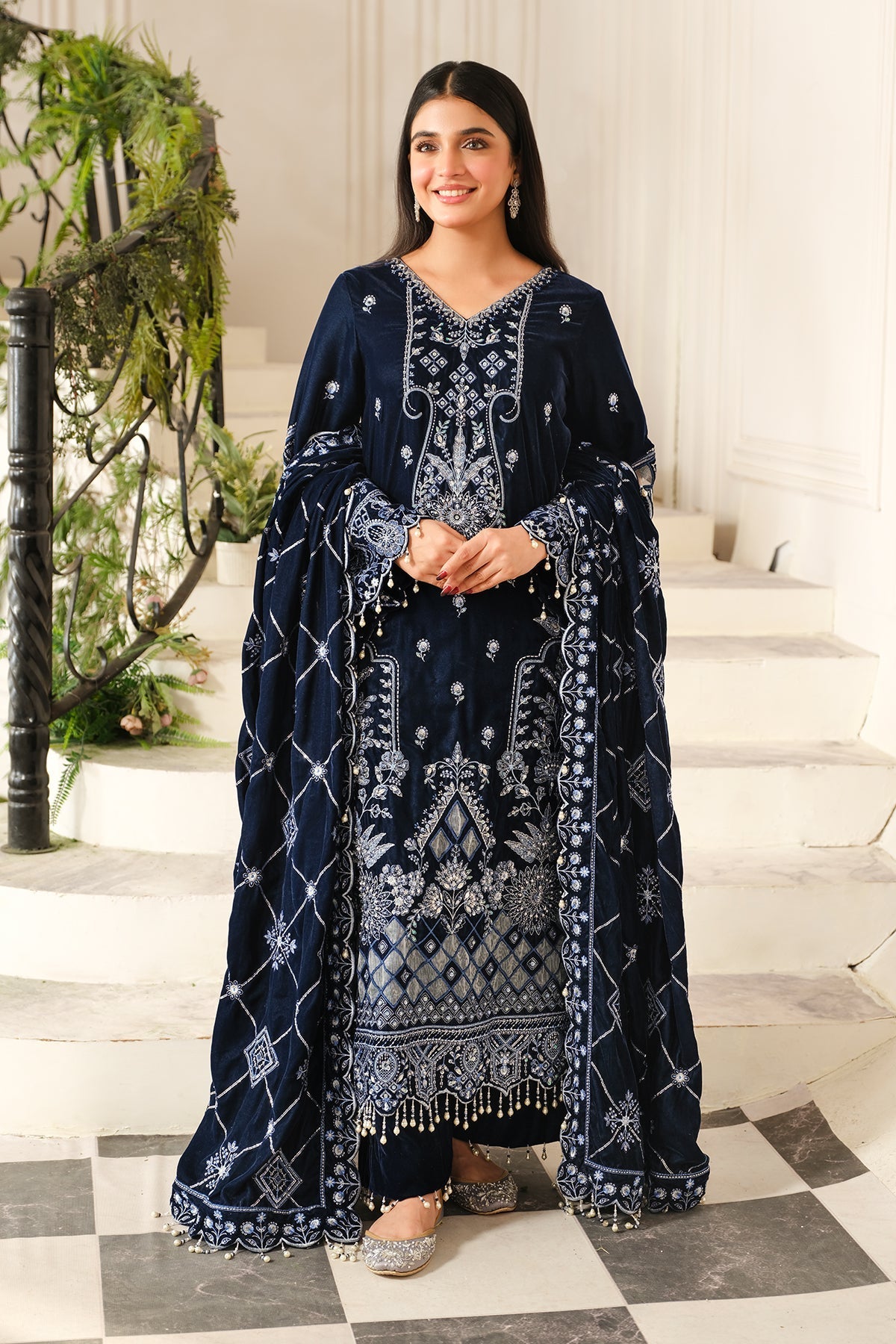 Raeesa Premium | Sheen Luxury Velvet | Soil - Official Raeesa Premium stockist in UK - Sakeena London