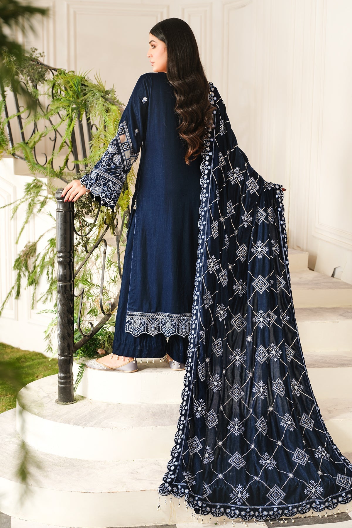 Raeesa Premium | Sheen Luxury Velvet | Soil - Official Raeesa Premium stockist in UK - Sakeena London