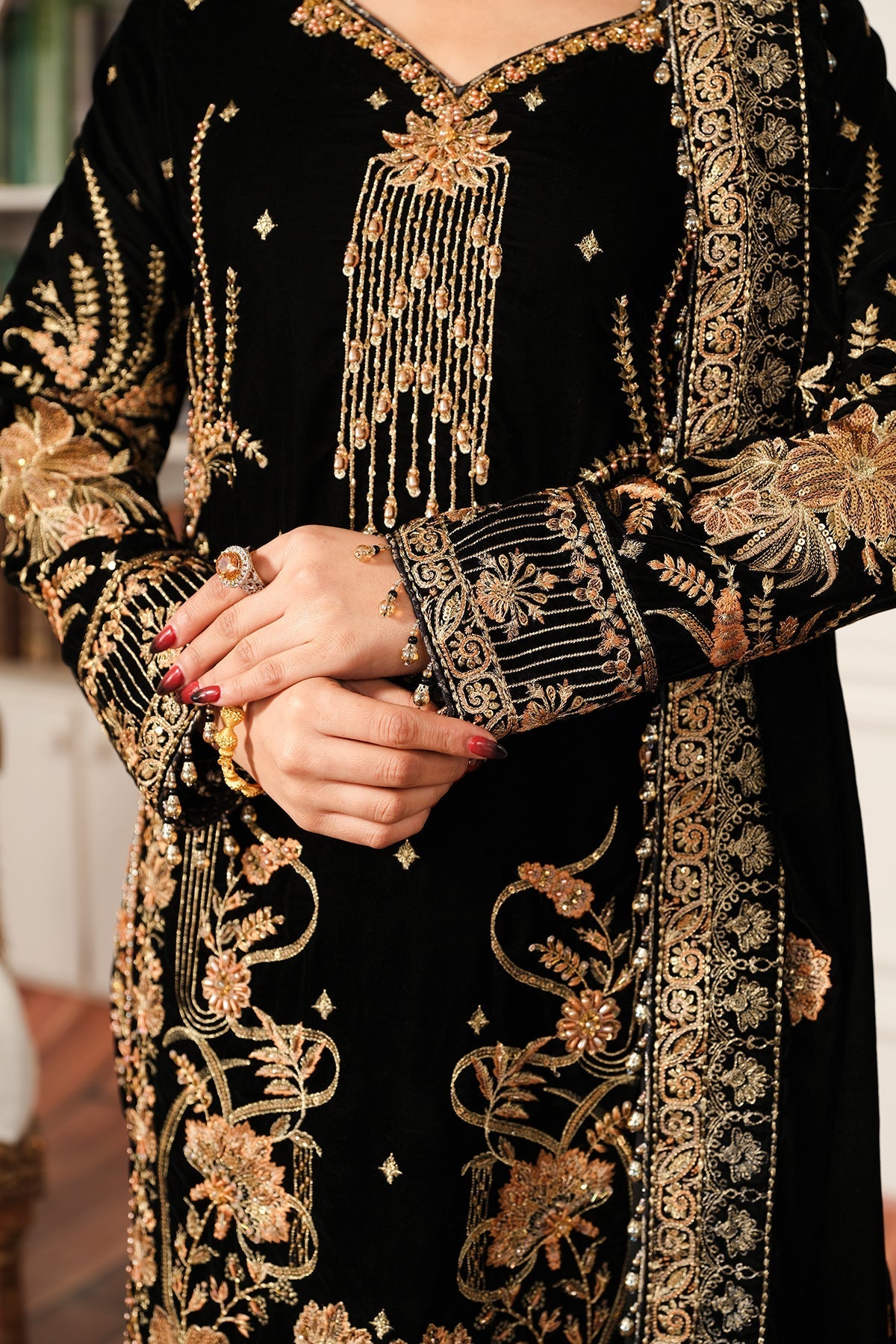 Raeesa Premium | Sheen Luxury Velvet | Naz - Official Raeesa Premium stockist in UK - Sakeena London