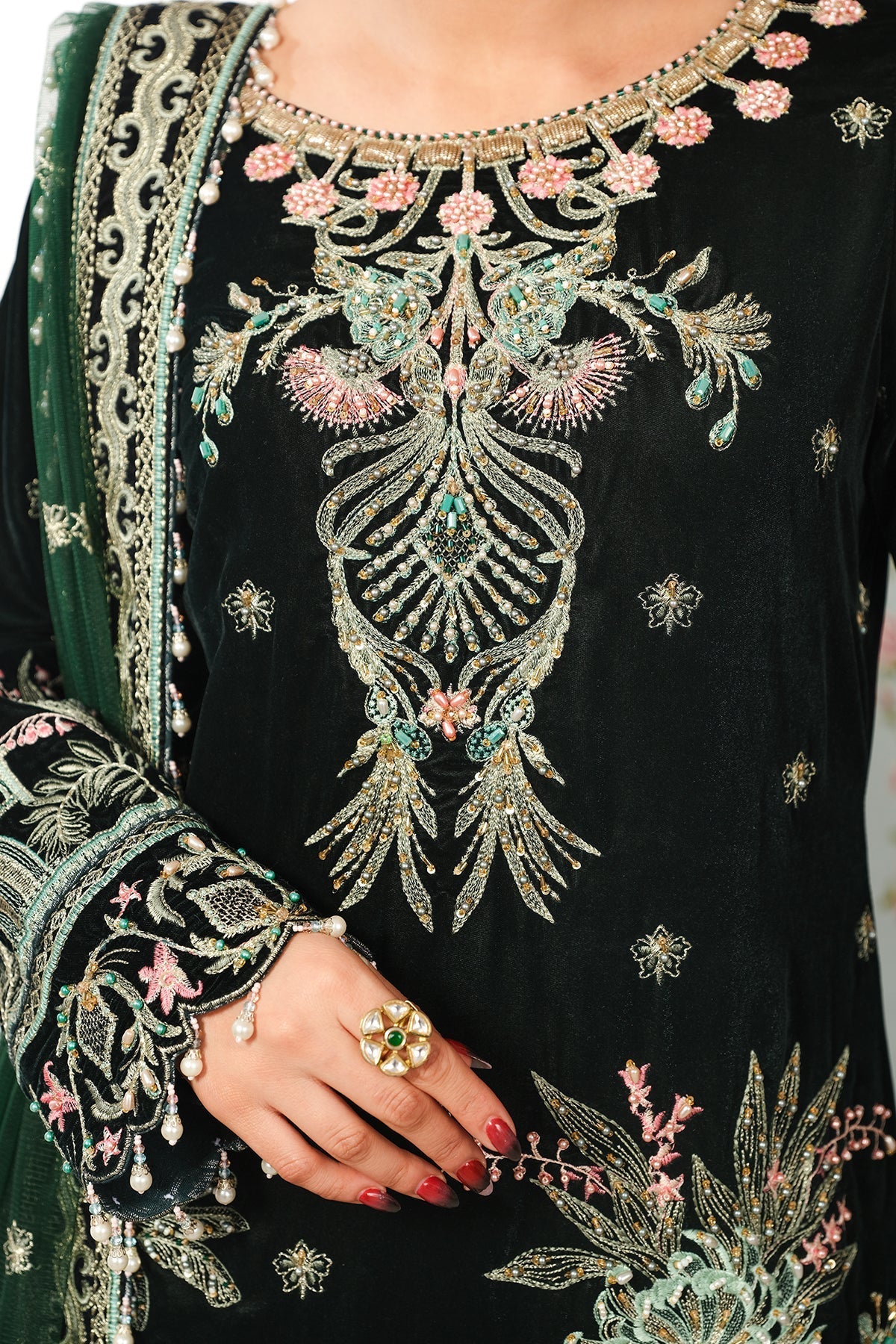 Raeesa Premium | Sheen Luxury Velvet | Talia - Official Raeesa Premium stockist in UK - Sakeena London