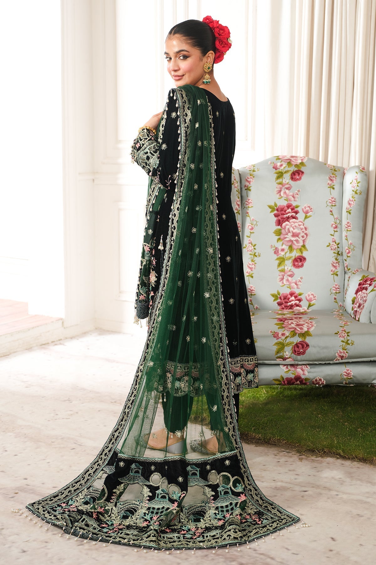 Raeesa Premium | Sheen Luxury Velvet | Talia - Official Raeesa Premium stockist in UK - Sakeena London