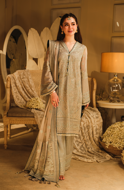 HSY | Rehana Wedding Formal | Falak - Embroidered Chiffon Ensemble - Official HSY stockist in UK - Sakeena London