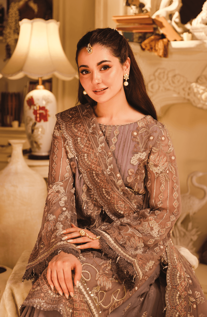 HSY | Rehana Wedding Formal | Suroor - Embroidered Chiffon Ensemble - Official HSY stockist in UK - Sakeena London