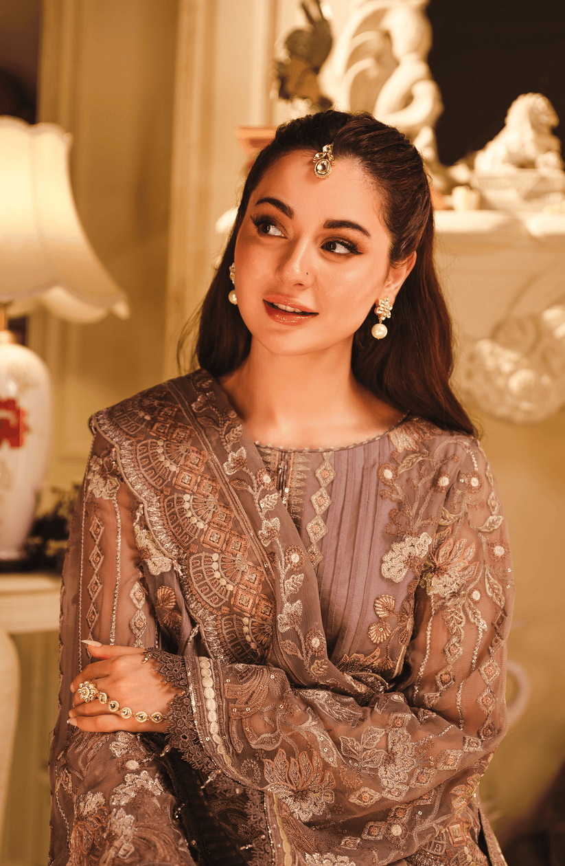 HSY | Rehana Wedding Formal | Suroor - Embroidered Chiffon Ensemble - Official HSY stockist in UK - Sakeena London