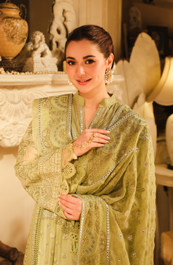 HSY | Rehana Wedding Formal | Husn - Embroidered Chiffon Ensemble - Official HSY stockist in UK - Sakeena London